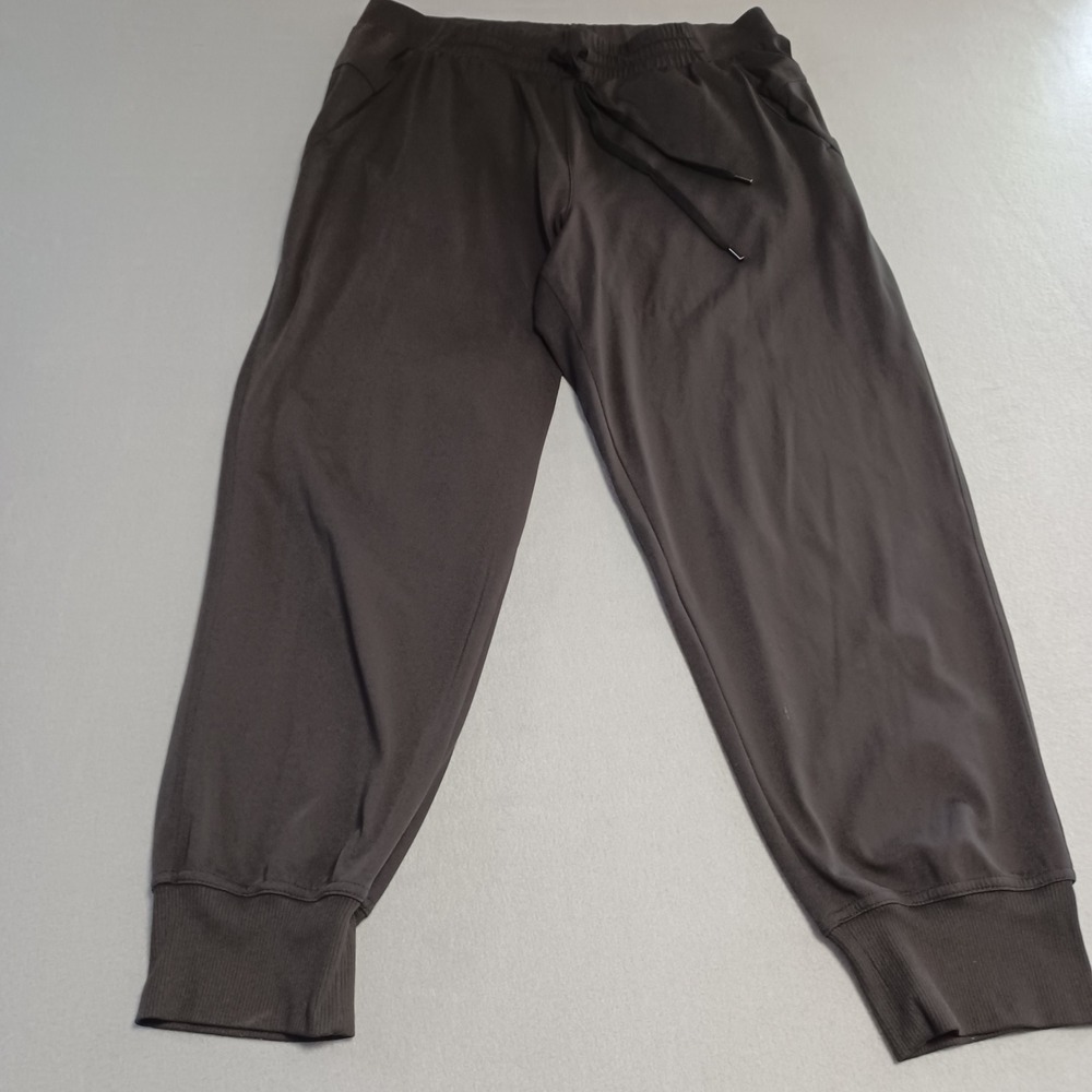 CALIA Womens Journey Jogger Pants Black Gray WAX32208Z Activewear Size L